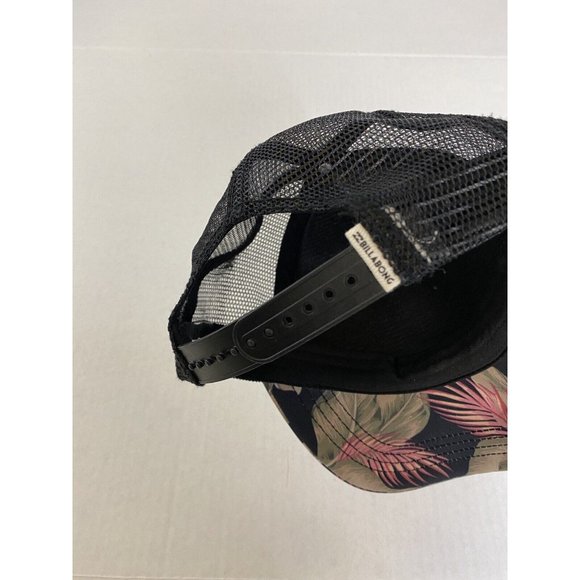 Billabong Women Cap Mesh Trucker Snapback Baseball Hat Beachy Plants - Picture 4 of 5